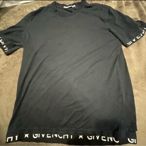 Givenchy Black Short Sleeve Tee